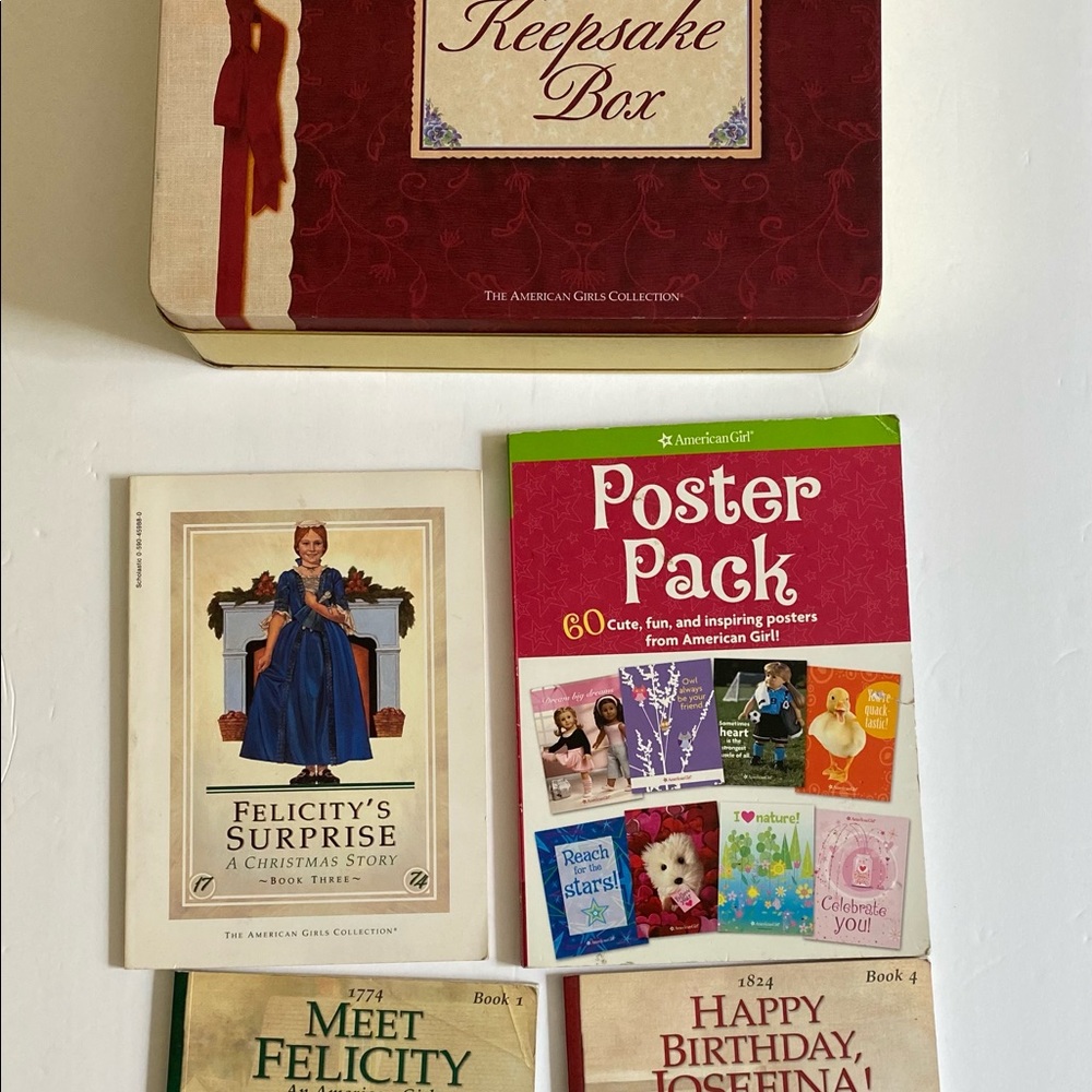 American Girl Books and Keepsake Box Bundle